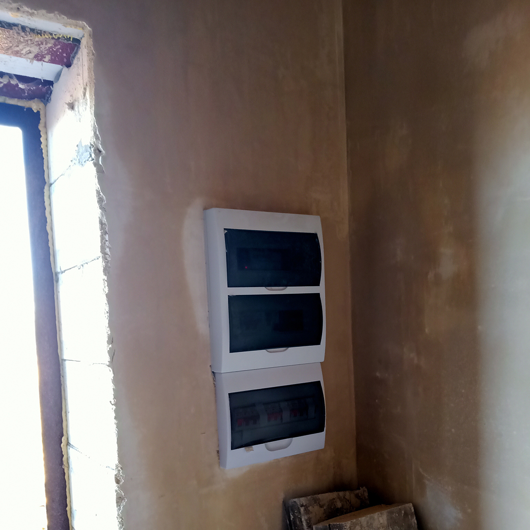 Штукатурка стен в 2-ух этажном доме в с. Соловцовка  Пензенского района
