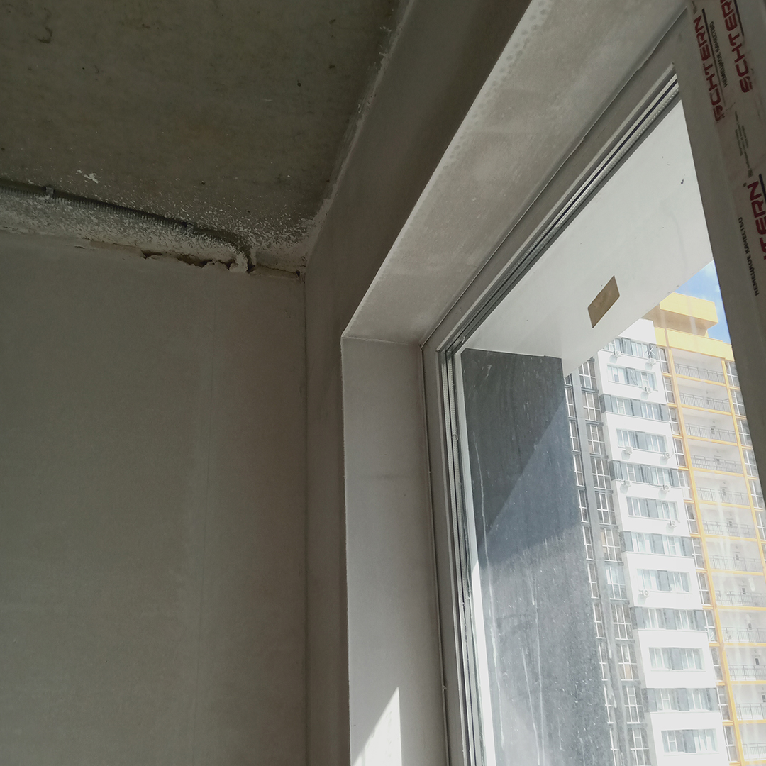 Штукатурка стен в 1-комнатной квартире на пр. Победы, 96е (06.2020)